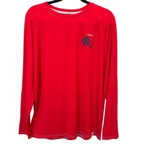 RunDisney Red Mickey Mouse Long Sleeve Running Shirt‎ Size M Every Mile Is Magic